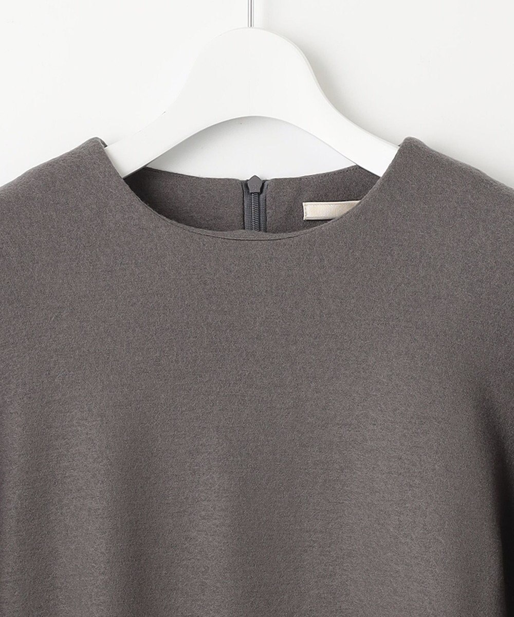 自由区 【WEB限定】ウールミルドジャージー スリーブコンシャスワンピース 