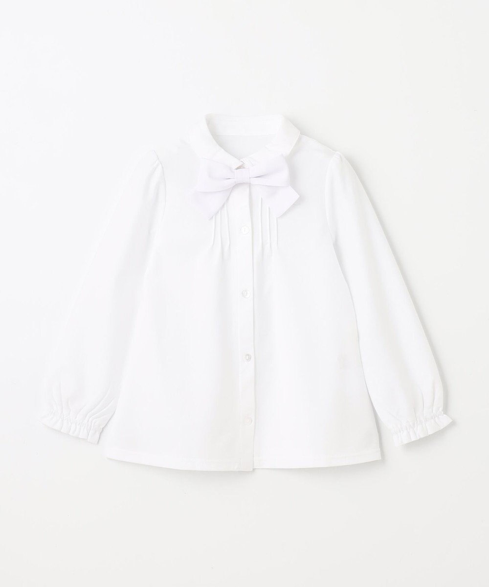 組曲 KIDS 【110-140㎝】リボンタイ2WAY ブラウス 