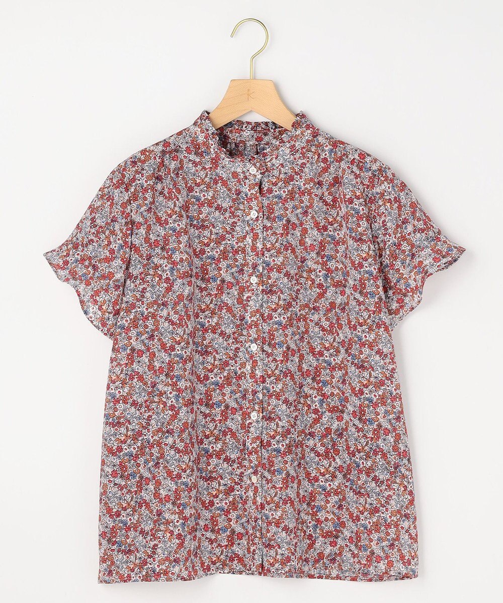 組曲 【先行予約】フラワーガーデンプリント ブラウス 