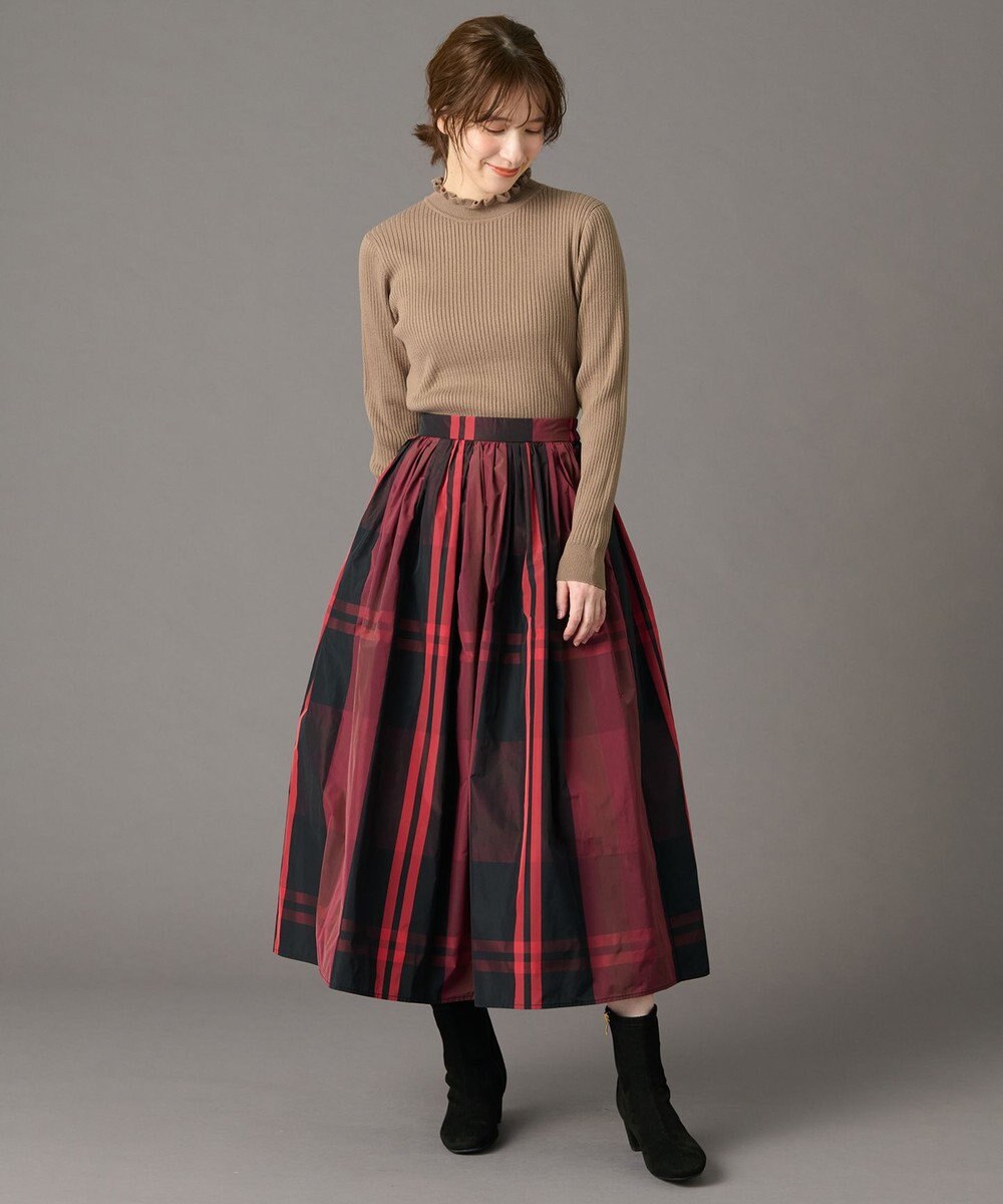 ANY 【洗濯機可】ウォームニットフリルプルオーバー 