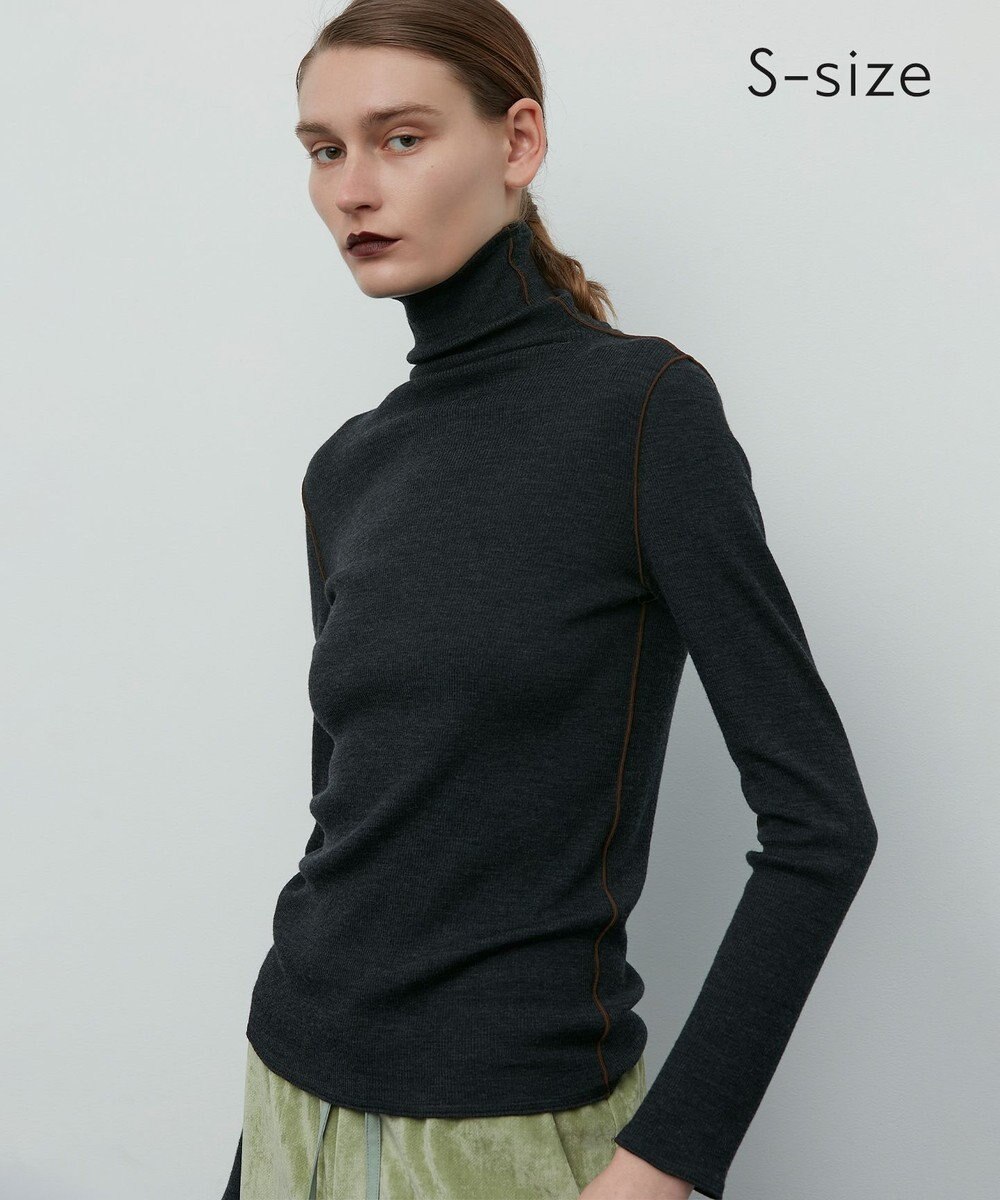 BEIGE， 【S-size】FORD / ハイネックトップス 