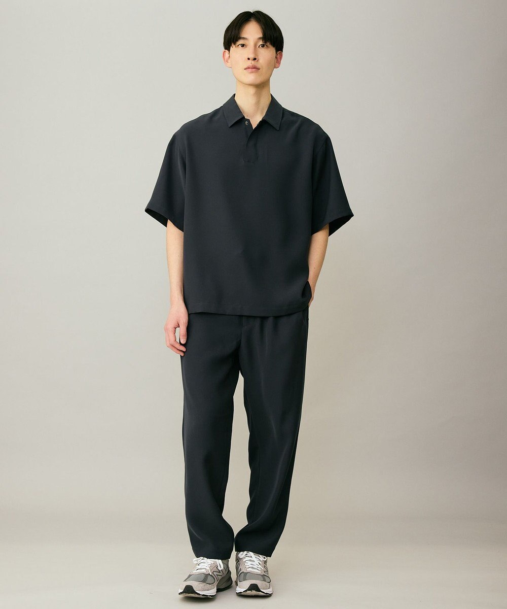 UNFILO MENS ダブルクロス ポロシャツ 