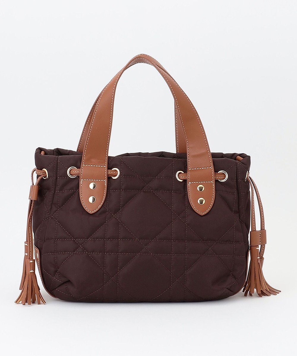 LA BAGAGERIE グリッドキルティングトート 