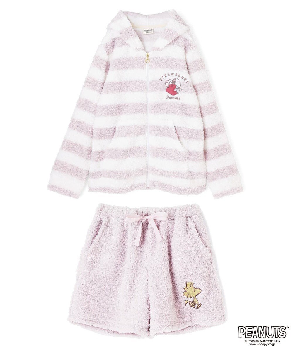 San-ai Resort（三愛水着楽園） 【スヌーピー】【PEANUTSピーナッツ】イチゴルームウエア 