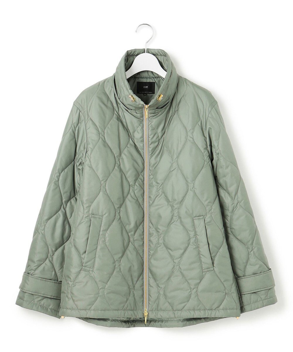 23区 L 中綿パディング フード2WAY アウター 