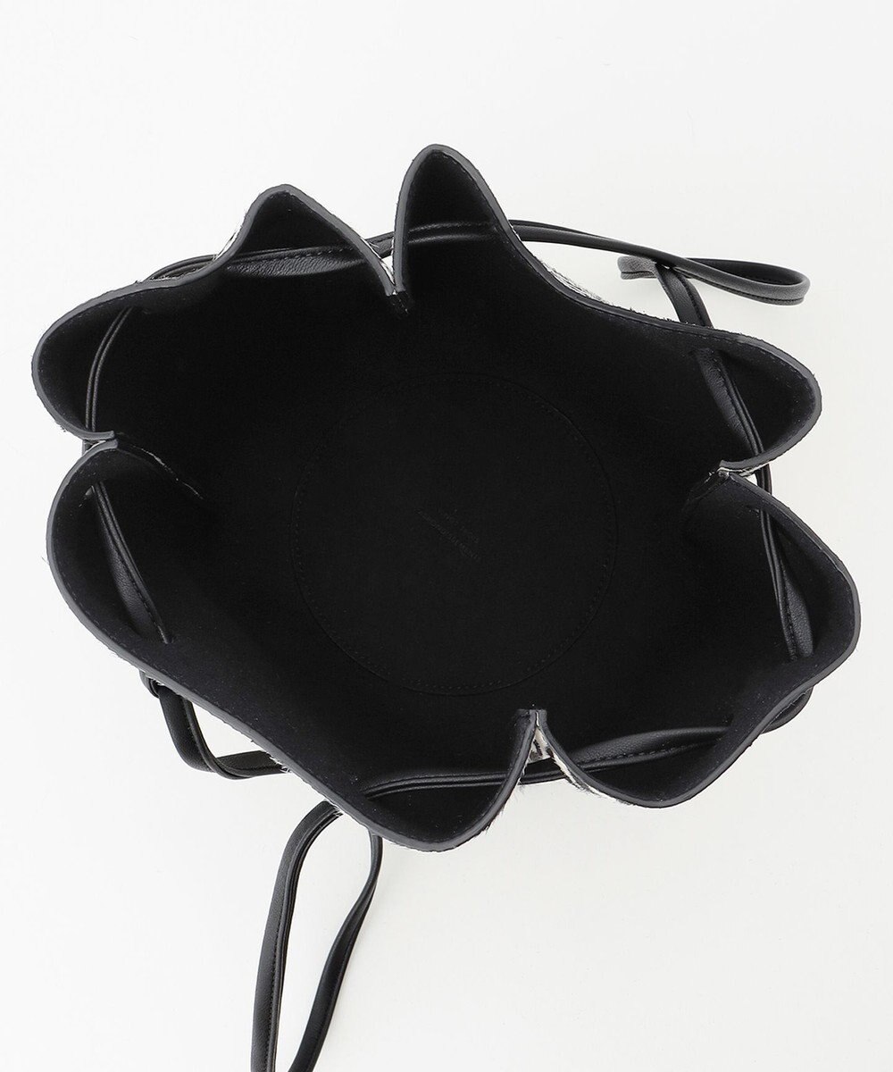 23区 【CLASSY.12月号掲載】カウヘアー ミニ巾着 バッグ 