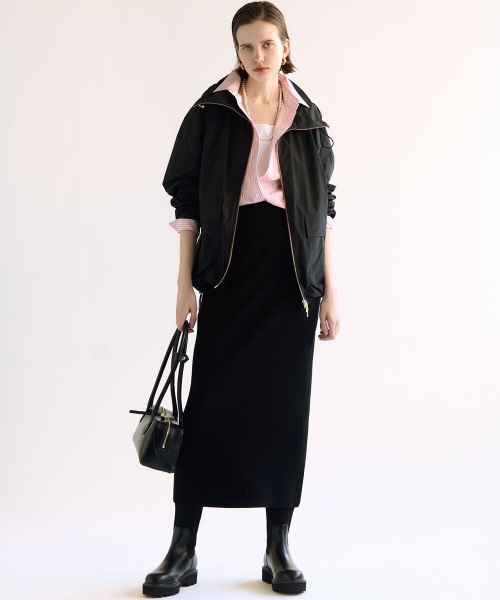 23区 【見上愛さん着用/生活防水】リブニット ブーツ 