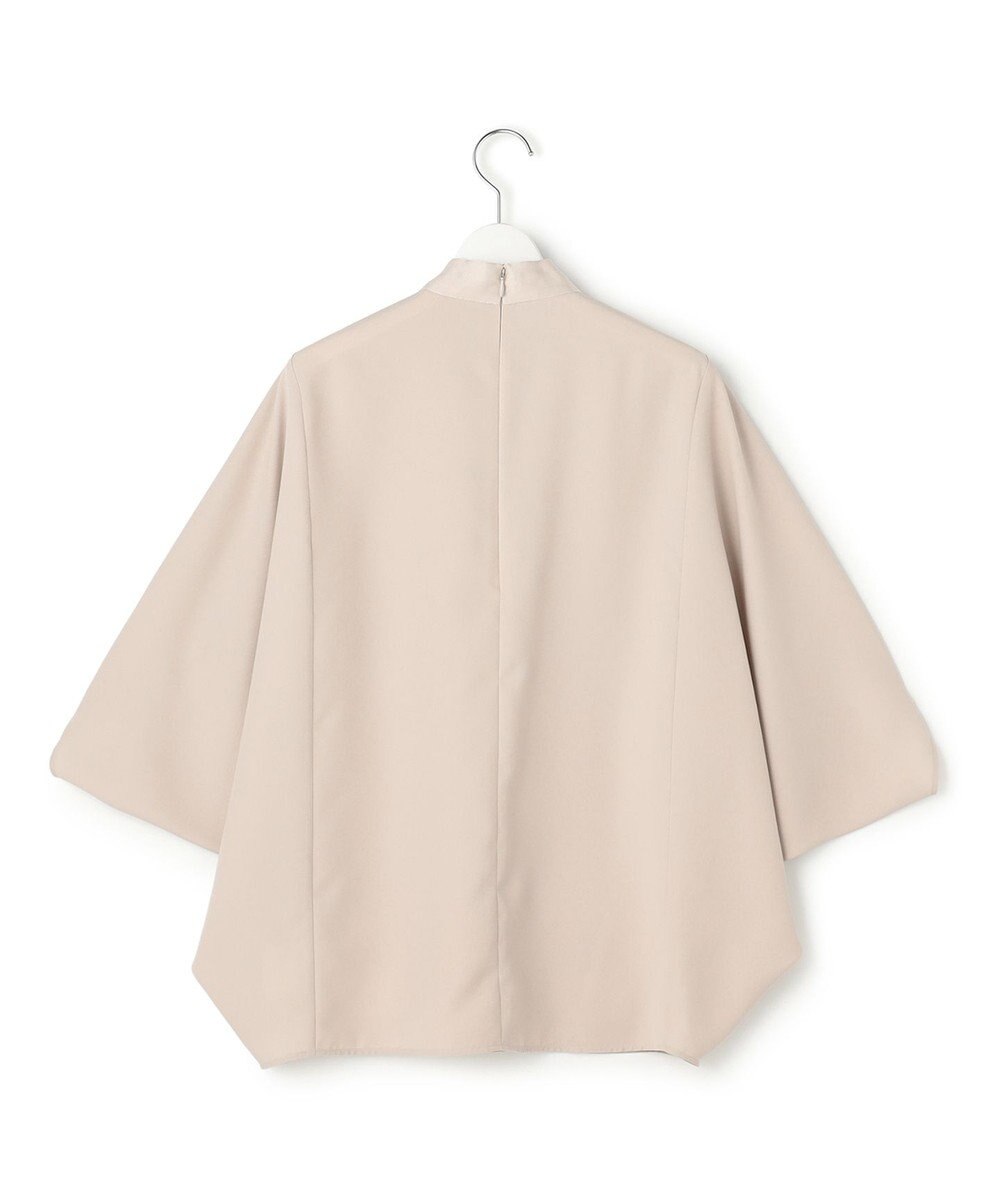 ICB 【新色追加・WEB限定カラーあり】FluidBackSatin ドルマンスリーブボウタイブラウス 