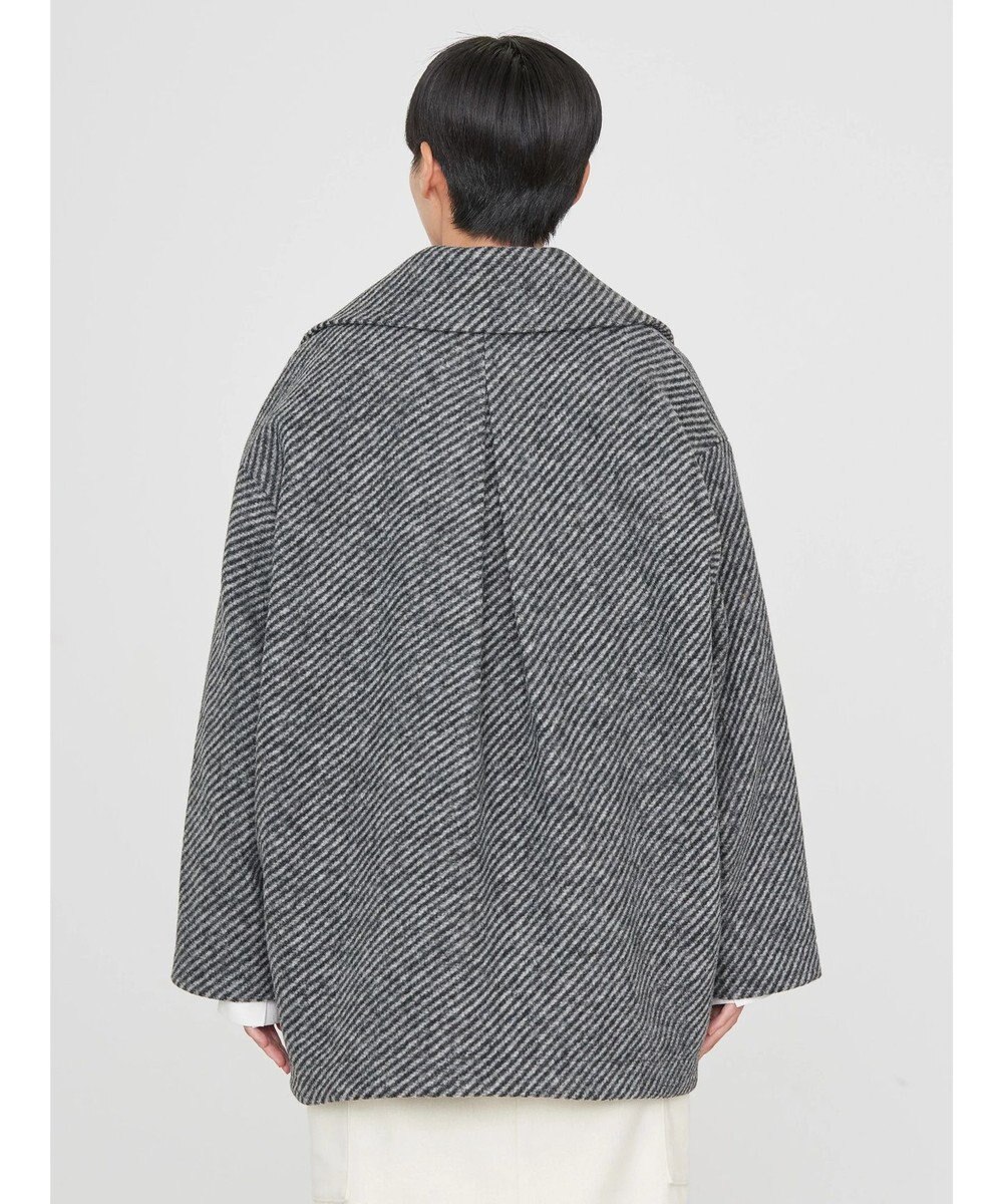 AMERICAN HOLIC ツイードライクコクーンミディコート 