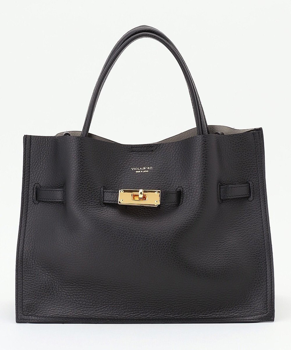 23区 VIOLAd'ORO イタリアンWフェイスレザー トートバッグ 