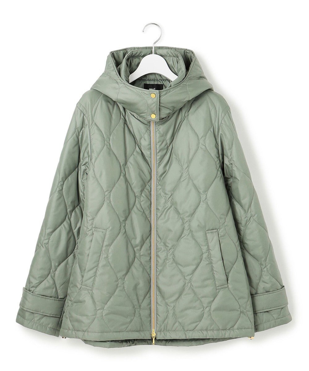 23区 L 中綿パディング フード2WAY アウター 