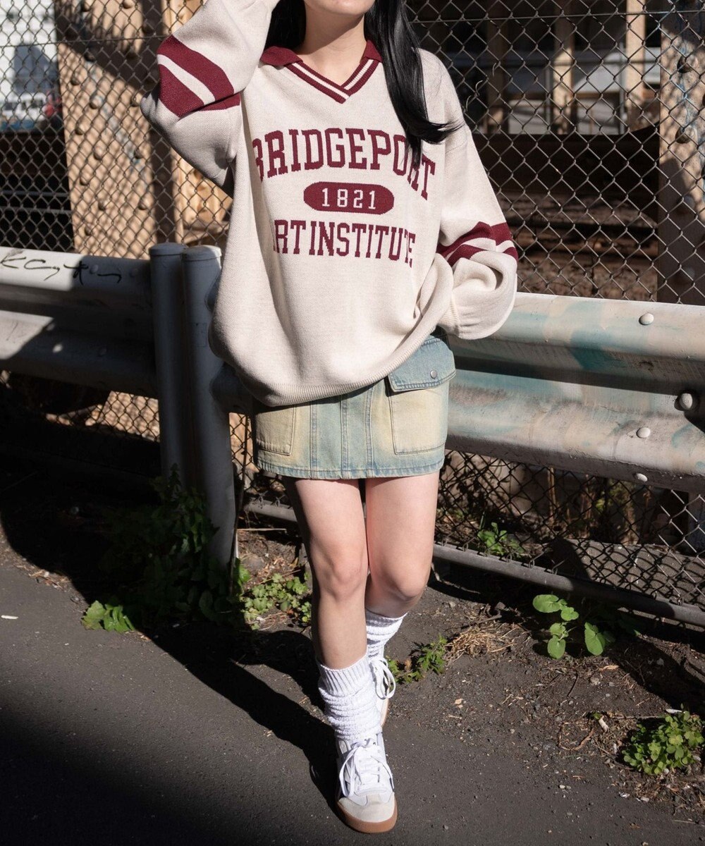 WEGO ヴィンテージウォッシュカーゴミニスカート 