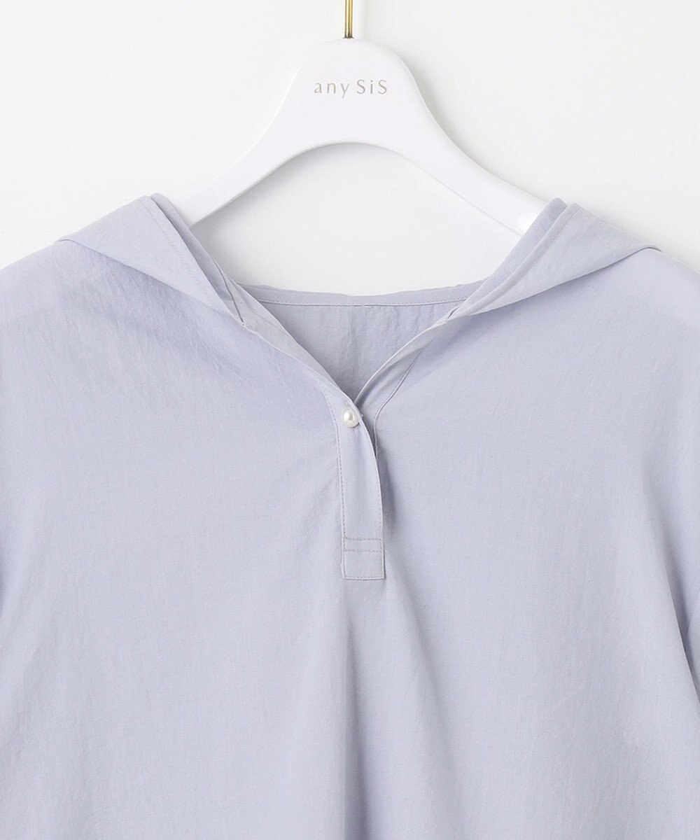 ANY SIS 【洗える】フーディ シャツ 