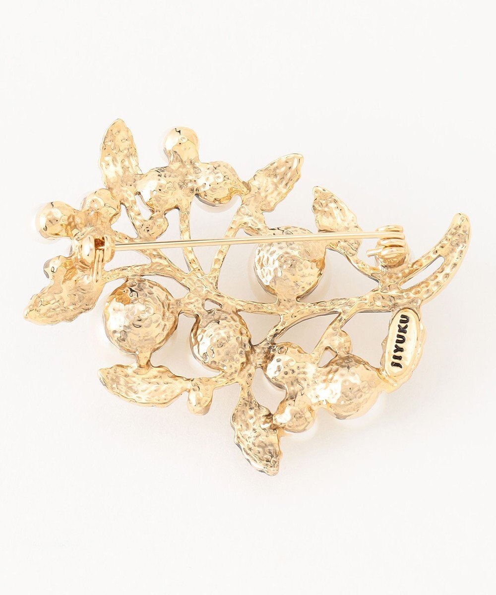 自由区 ツリーパール ブローチ 