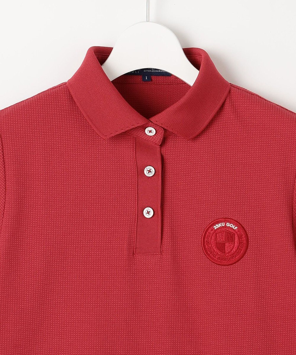 23区GOLF 【WOMEN】【吸水速乾・UVケア】カノコ 半袖ポロシャツ 
