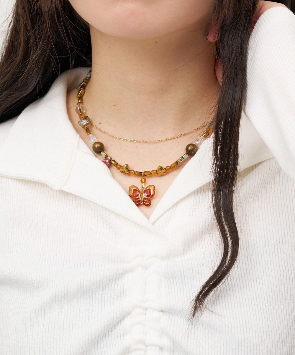 WEGO Lビンテージストーンネックレス 