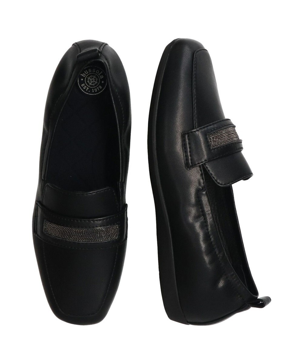 INTER-CHAUSSURES 【BUSSOLA】シャーリングフラットローファー 