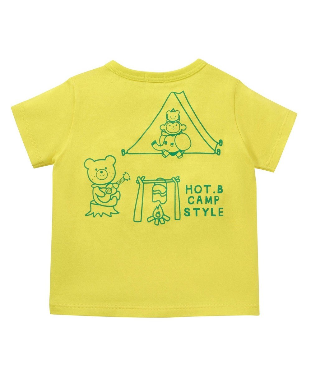 MIKI HOUSE HOT BISCUITS 【80-120cm】 ビーンズ 乗り物 半袖Tシャツ 