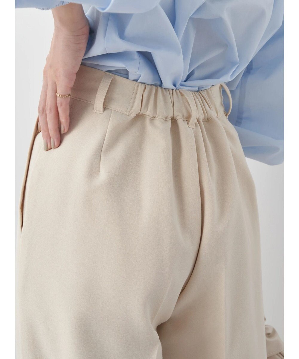 earth music&ecology Ｔ／Ｒストレートパンツ（Ｉｖｏｒｙ） 