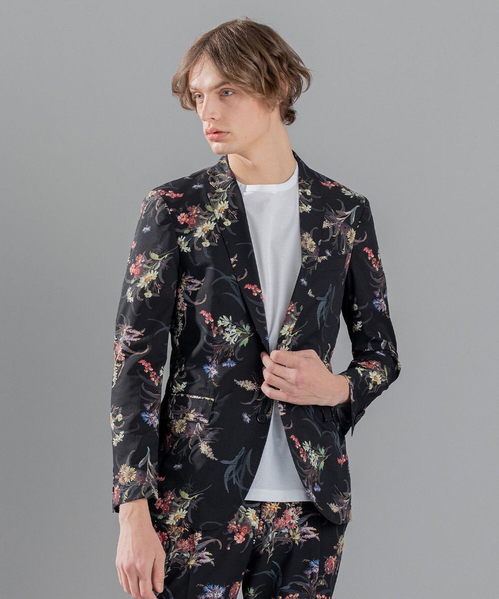 JOSEPH HOMME クールドッツストレッチ花柄　ジャケット 