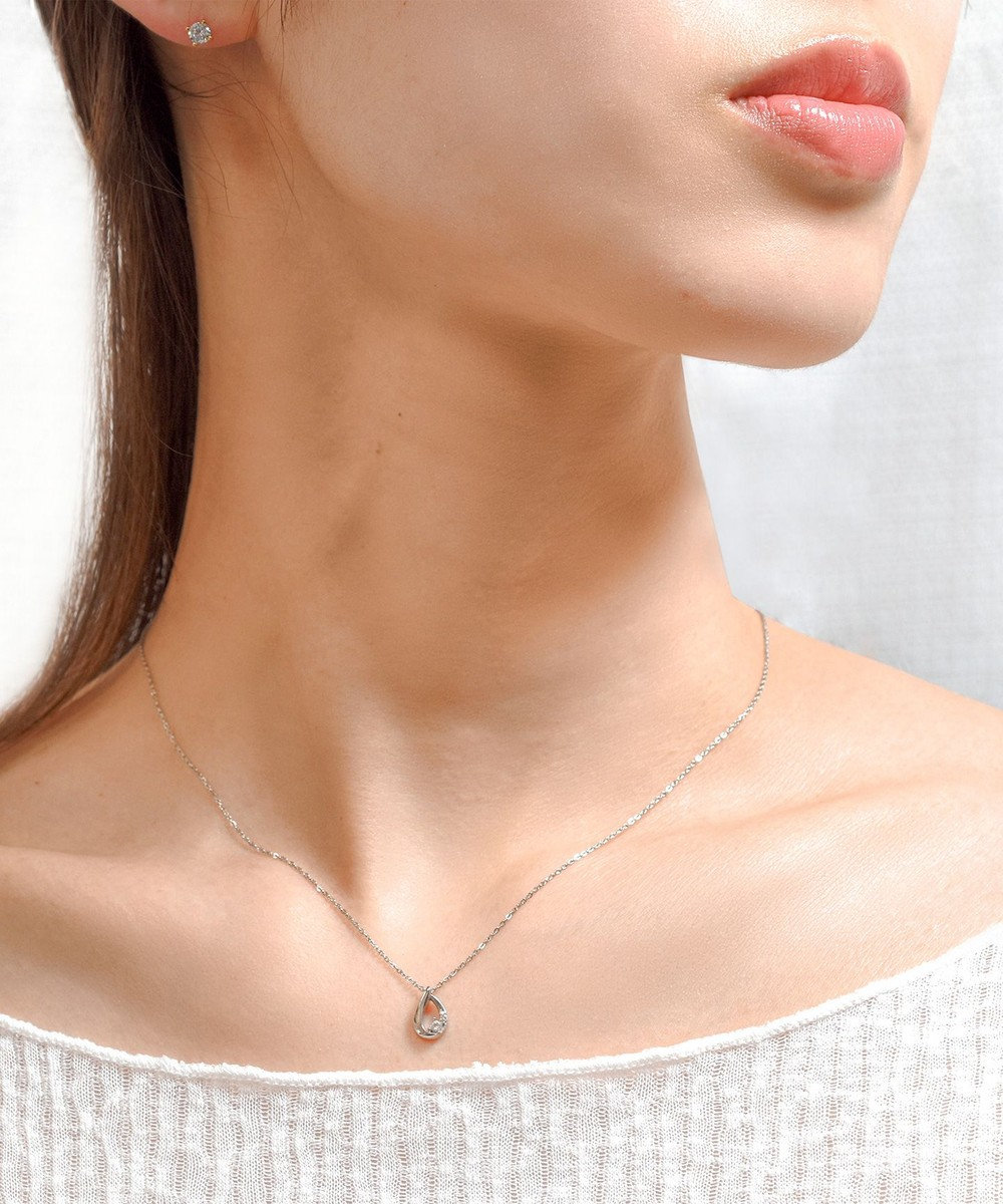 blancotokyo 【金属アレルギー対応】ドロップモチーフネックレス RUGIADA 