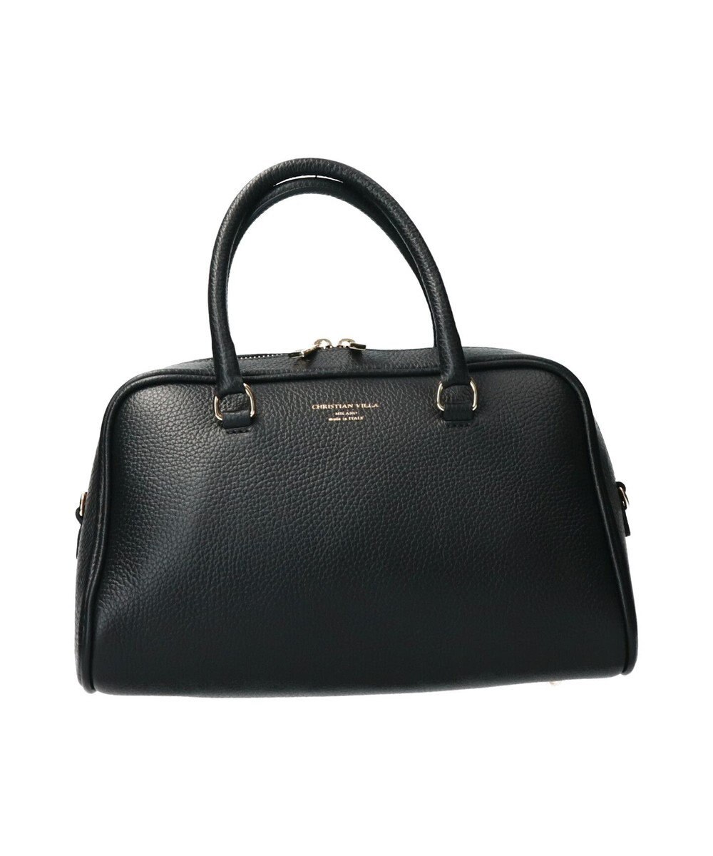 INTER-CHAUSSURES 【CHRISTIAN VILLA】レザーボストンバッグ 