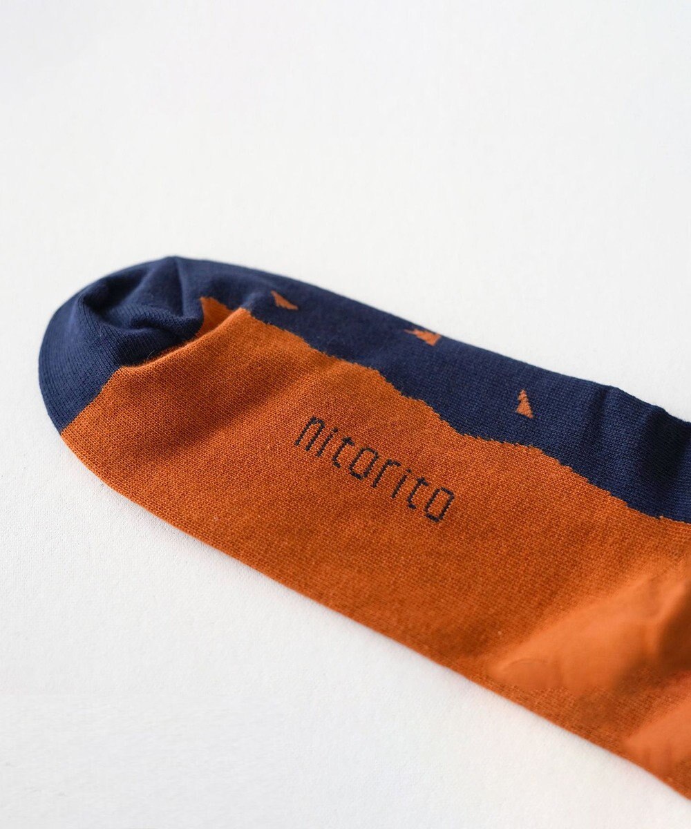 nitorito 【UNISEX】米沢オリジナル柄 mountain&moon 靴下 