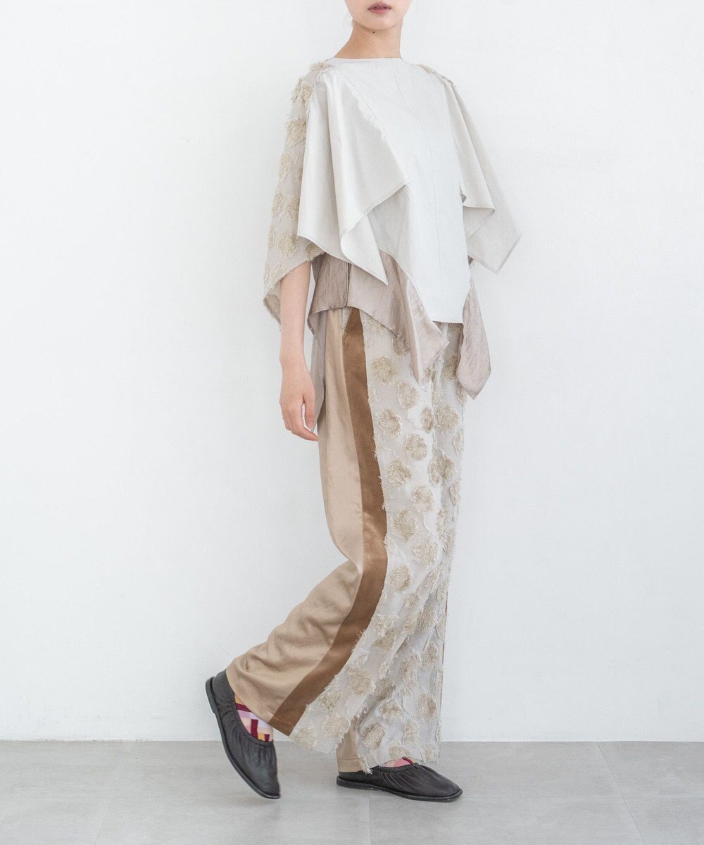 COQ SEA DOT ジャガードサイドラインパンツ 