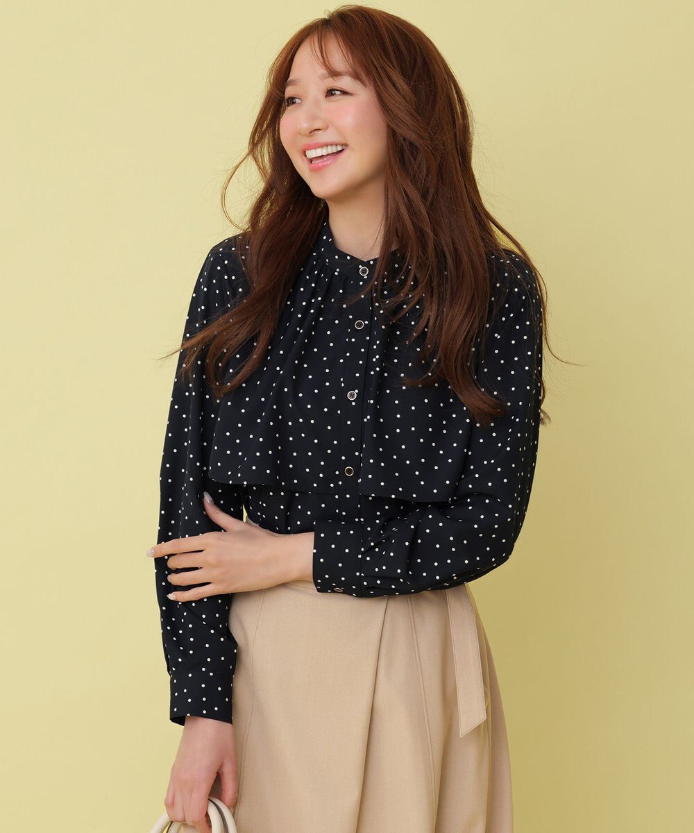 ANY SIS ラッフルレイヤード ブラウス 