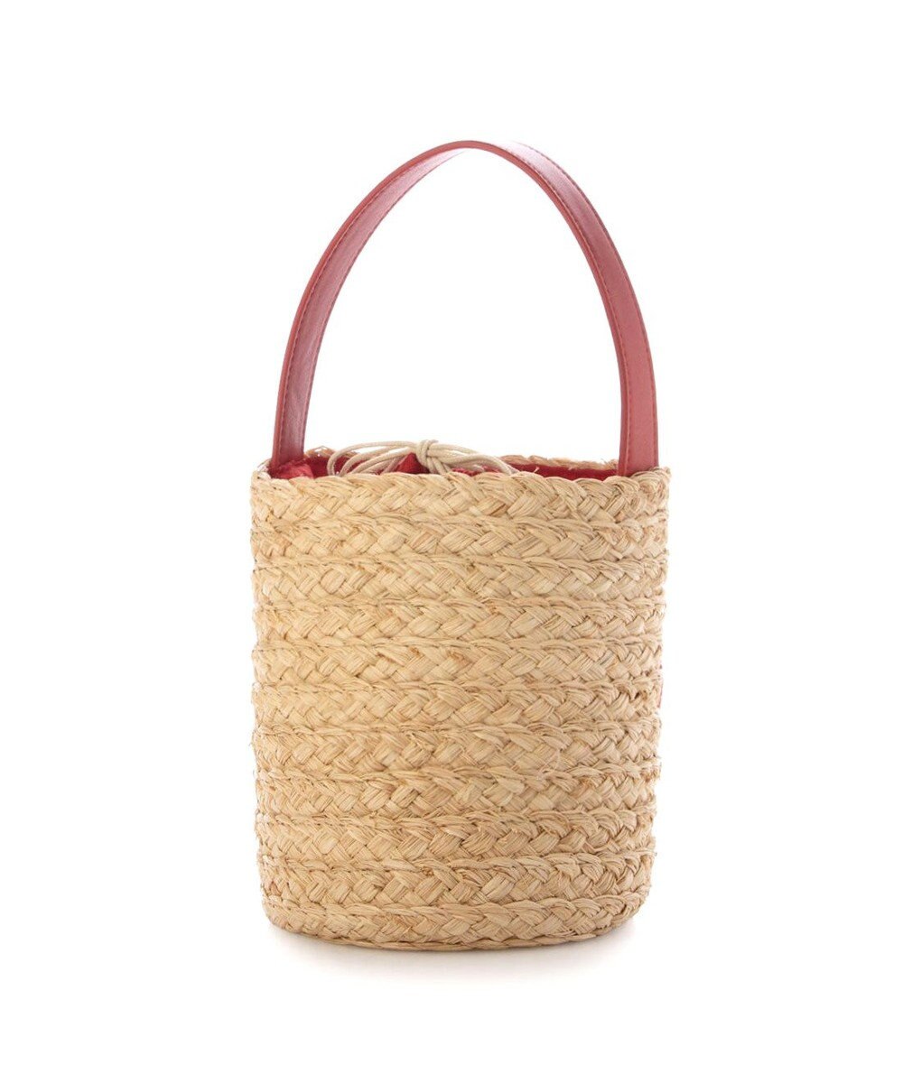 UNBILLION カシュカシュ cachecache / ハート付ラフィアバケットトート カゴバッグ 