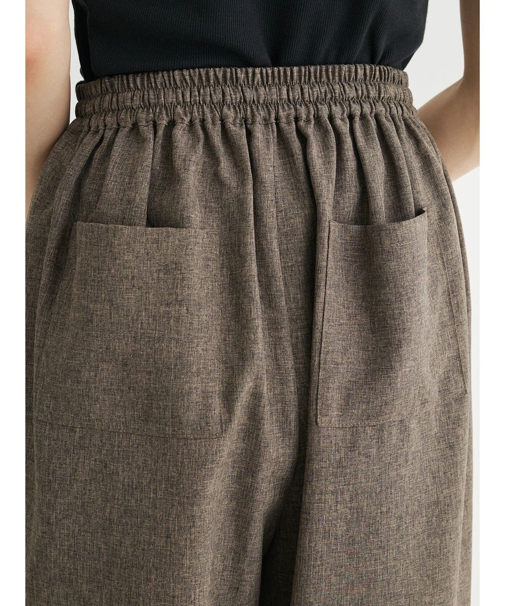 Green Parks 麻調ストレートパンツ 
