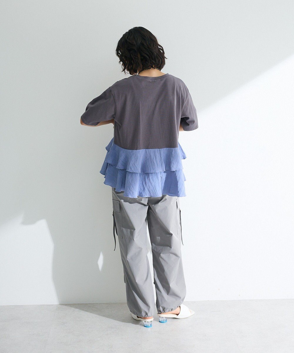 Green Parks サテンティアードドッキングプルオーバー 