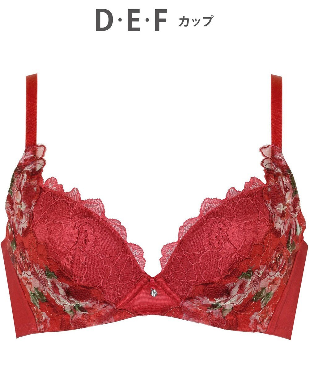 WACOAL 【ハグするブラ】 ブラジャー 体温を感知してカラダになじむ ハグシート 谷間メイク 脇高設計 ペアショーツあり ブラ レディース BRB488 /ワコール 