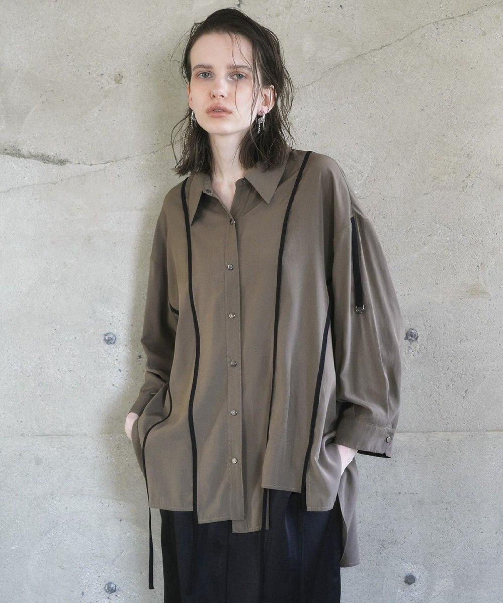 YECCA VECCA ストリングデザインシャツ 