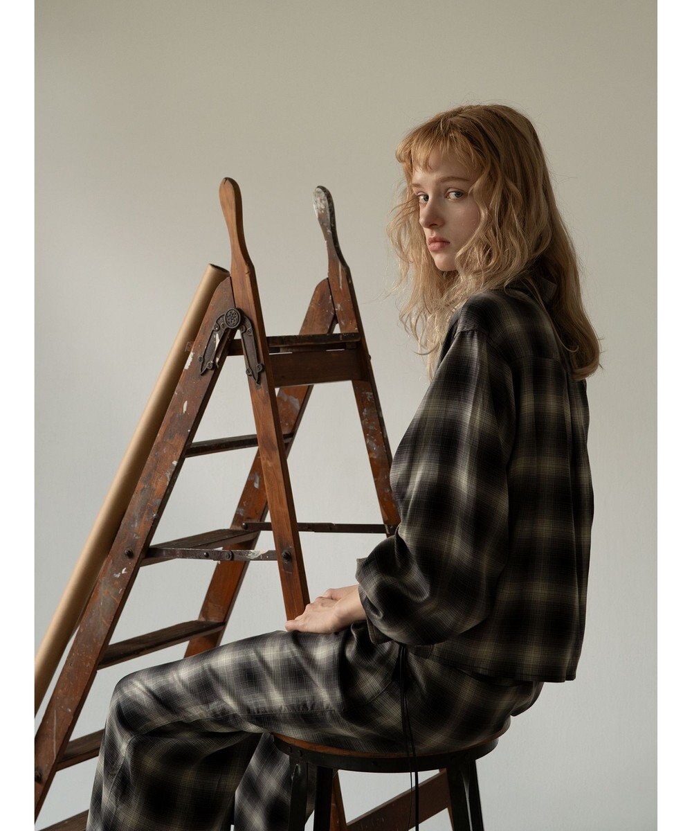 Te chichi チェックショートシャツ（セットアップ可）《2025Autumn catalog item》 