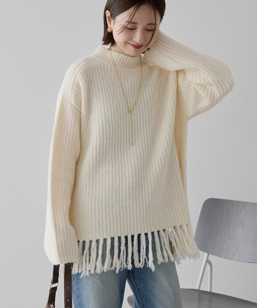 AMERICAN HOLIC フリンジニットプルオーバー 