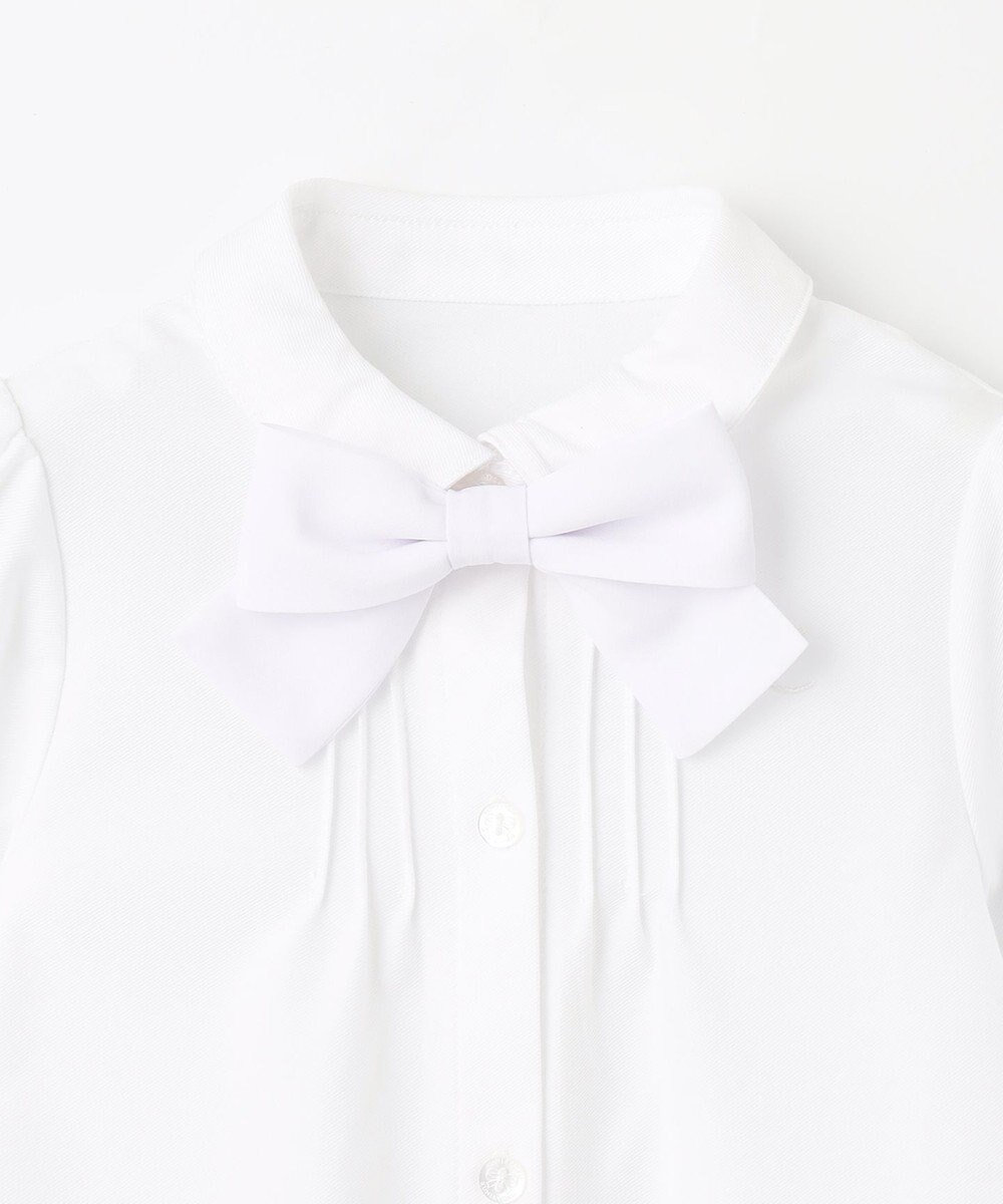 組曲 KIDS 【110-140㎝】リボンタイ2WAY ブラウス 