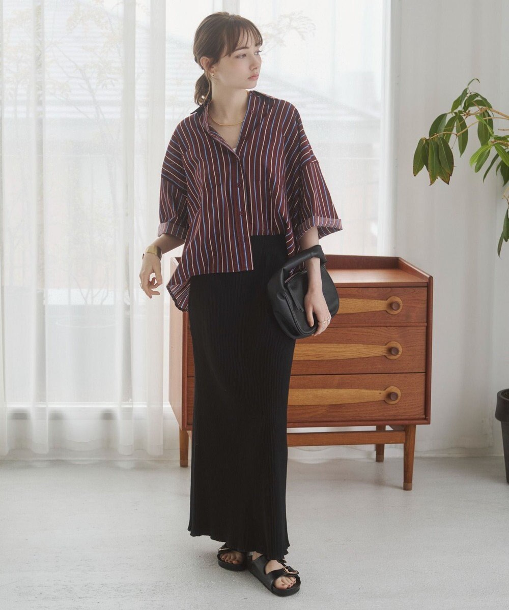 WEGO 【ANGIE VINTAGE】キャンブリックボイルオーバー半袖シャツ 