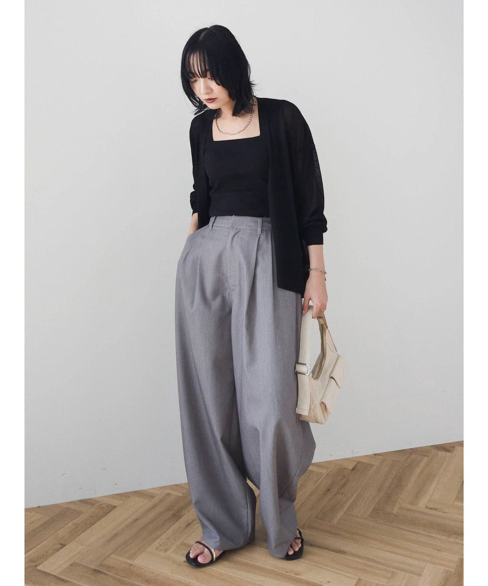 Green Parks 接触冷感　推しニット　ゆったりカーディガン 