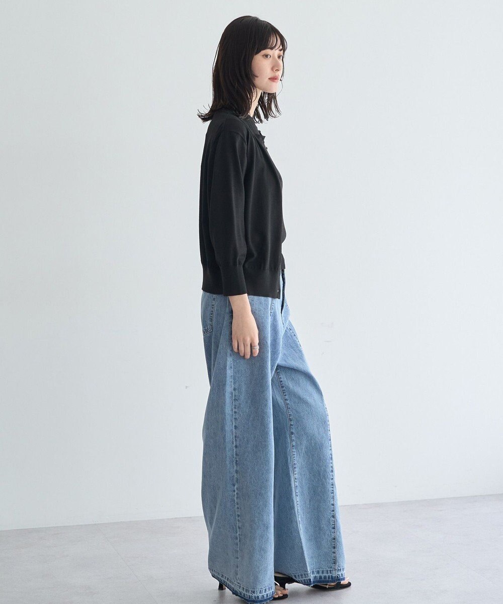 YECCA VECCA 【マシンウォッシャブル】カーディガン 