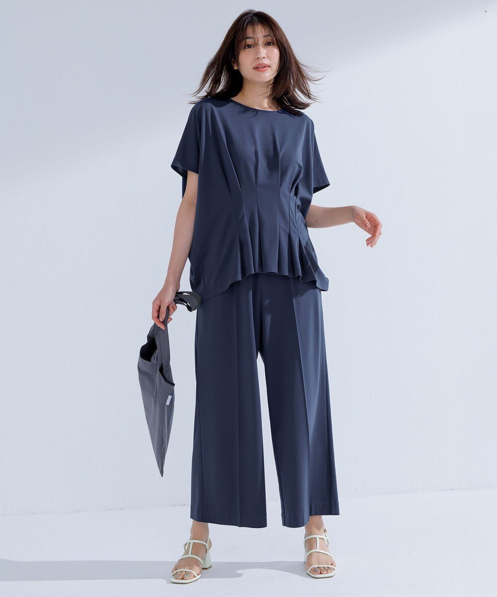 自由区 【カタログ掲載・セットアップ対応・接触冷感・UVカット・吸水速乾・抗菌防臭・洗える】ハイカウントモクロディ パンツ 