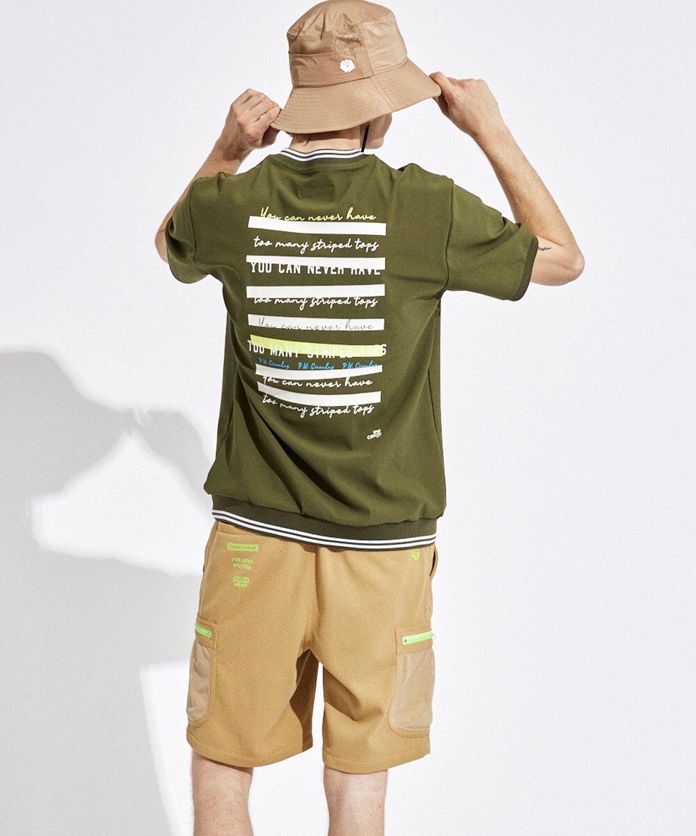 PW CIRCULUS 【MEN】ベースボールカラーポロシャツ 