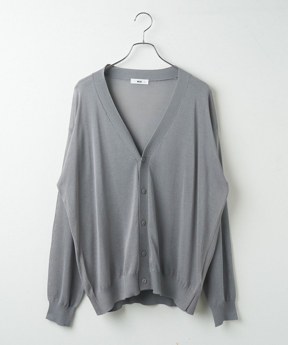 WEGO 【ユニセックス着用ITEM/紫外線対策/冷房対策】シアーカーディガン 