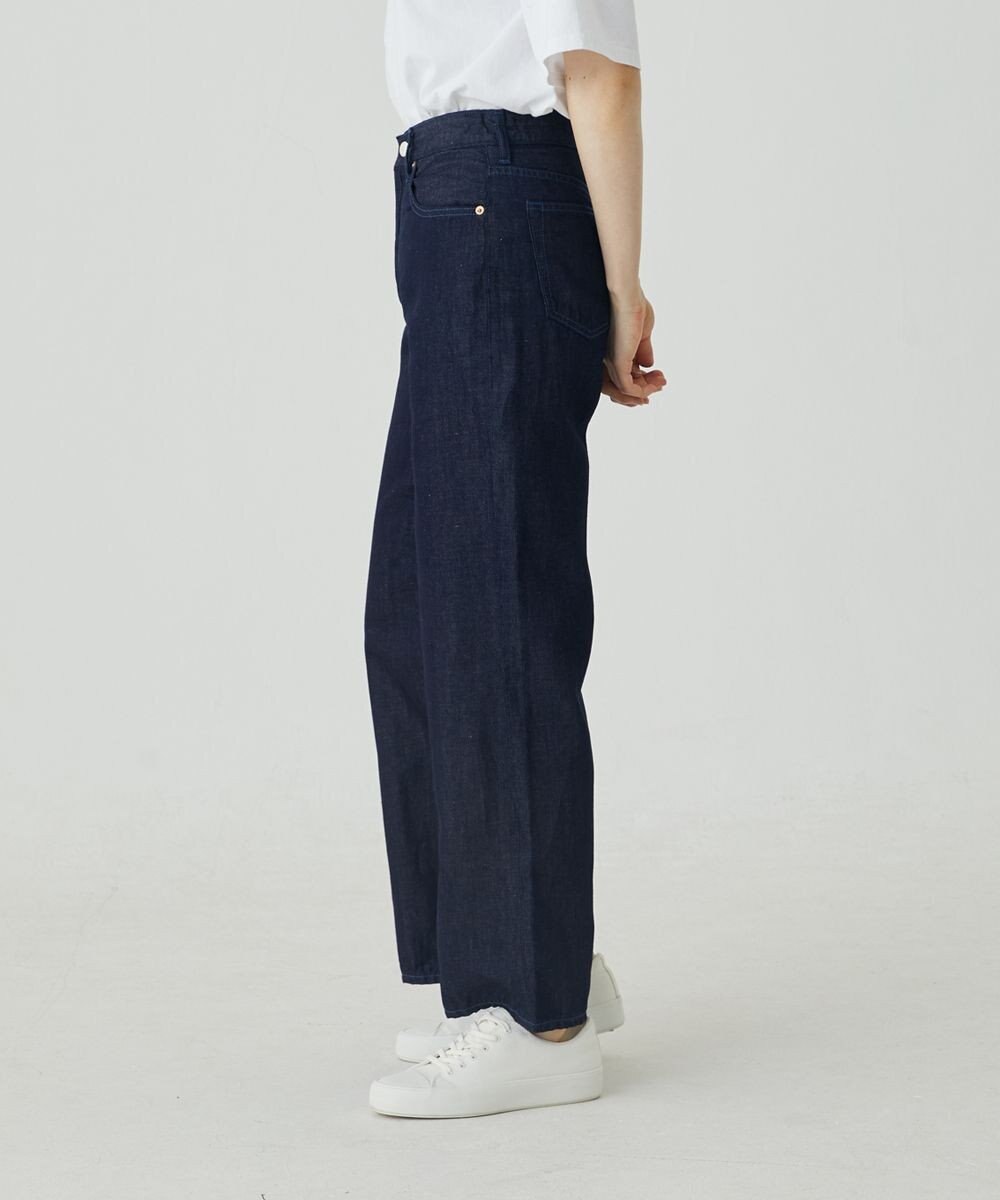 caqu FS linen wide flare リネンワイドフレアデニム 