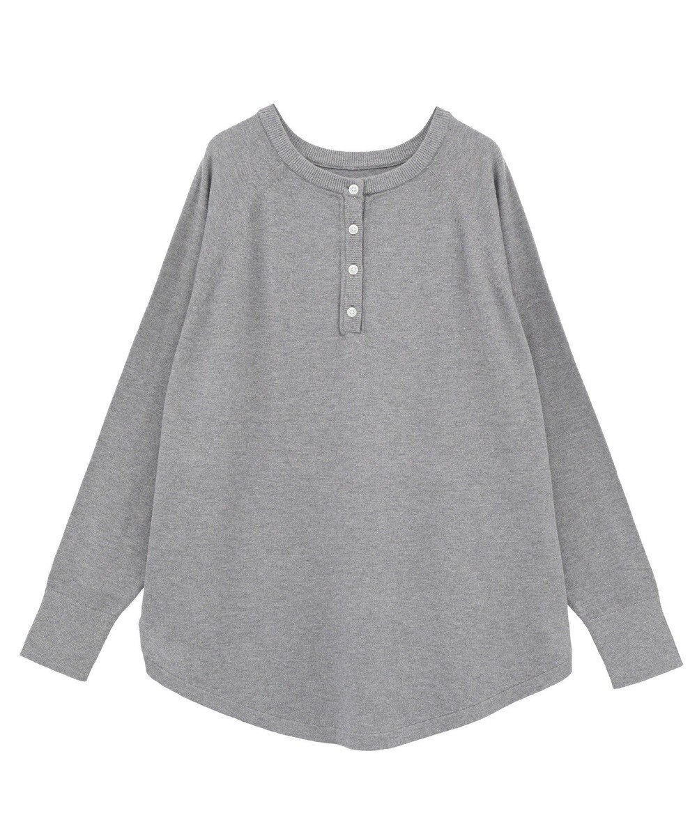 AMERICAN HOLIC バイパチ2WAYヘンリーネックニットプルオーバー 