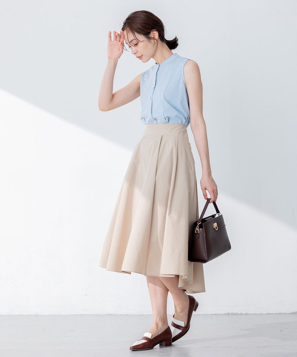 組曲 L 【速乾・撥水】ハイカウントタフタ スカート 