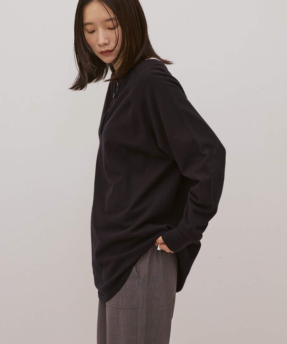 AMERICAN HOLIC バイパチ2WAYヘンリーネックニットプルオーバー 
