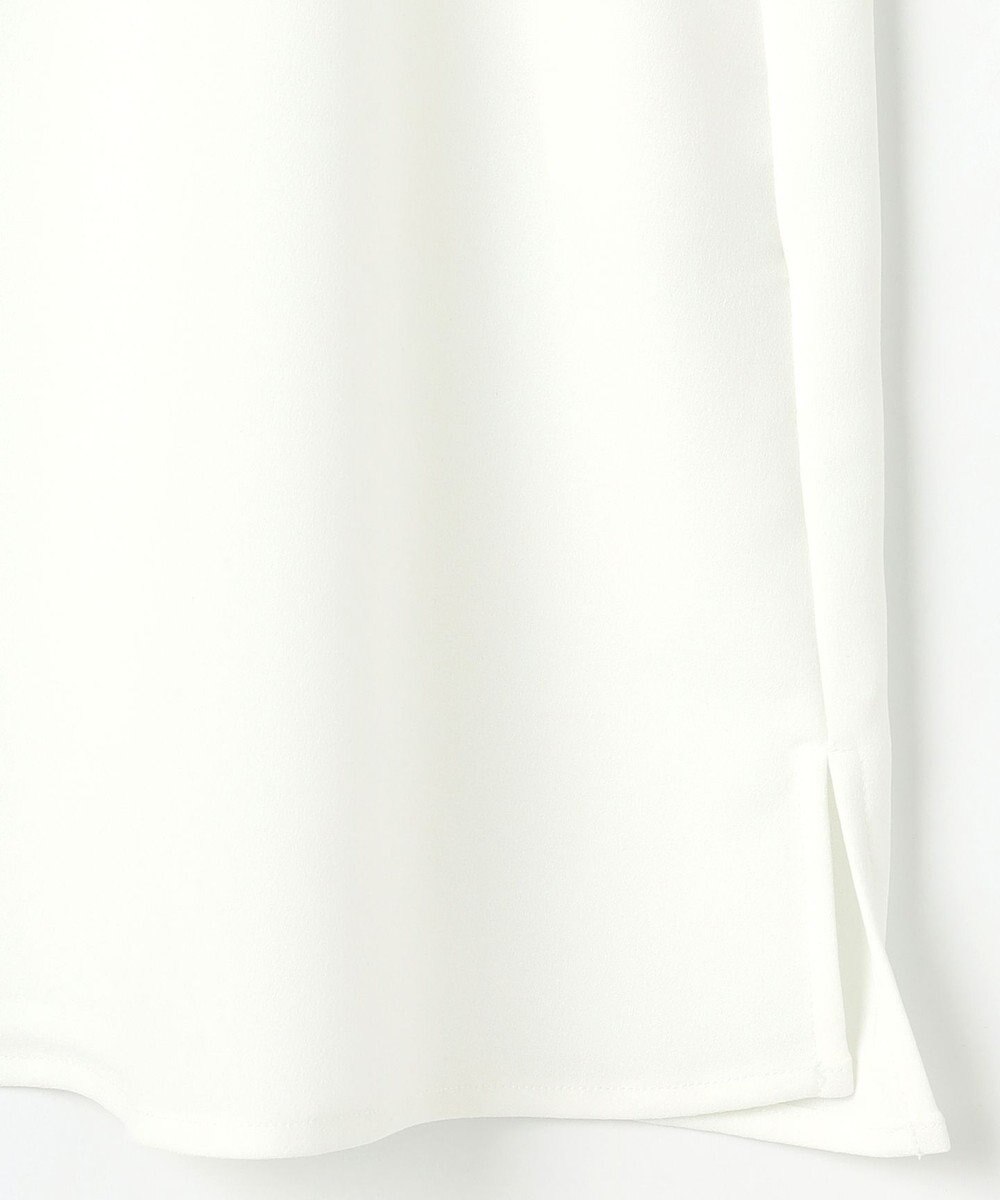 23区 S 【洗える】ストレッチジョーゼット アシンメトリー カットソー 