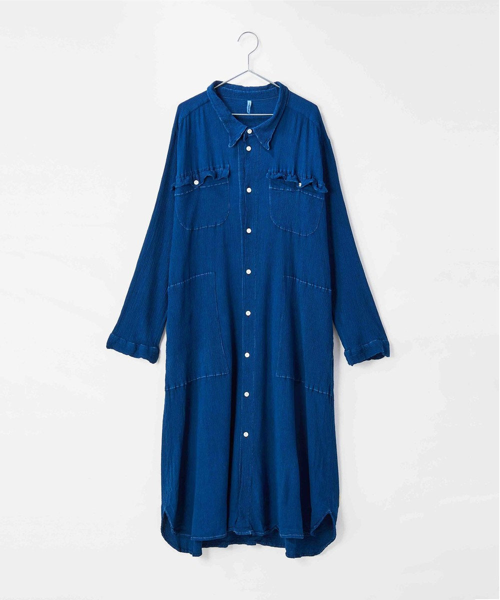 crêprie tsumori chisato creperie INDIGO SHIRT ONEPIECE クレプリ インディゴシャツワンピース 