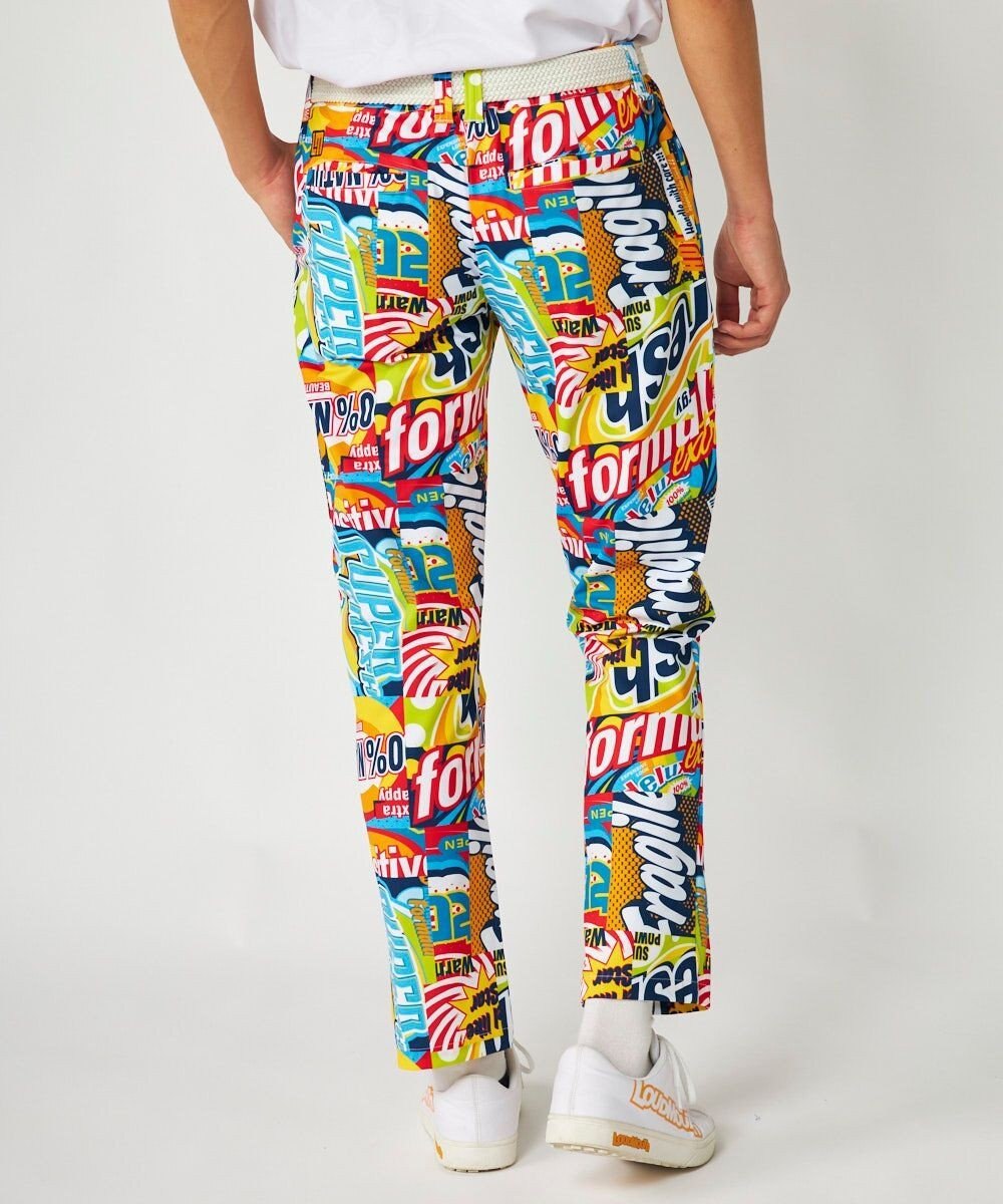 FILA GOLF／marie claire 【Loudmouth】柄ロングパンツ 